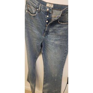 We the free jeans 32 | Free People Button Up Jeans 32 | bell bottom flare